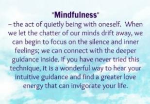 Mindfullness Mindfullness