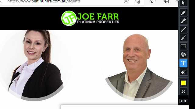 Sarah Welsh & Maurie Nelson Joe Farr Platinum Properties Sarah Welsh & Maurie Nelson Joe Farr Platinum Properties