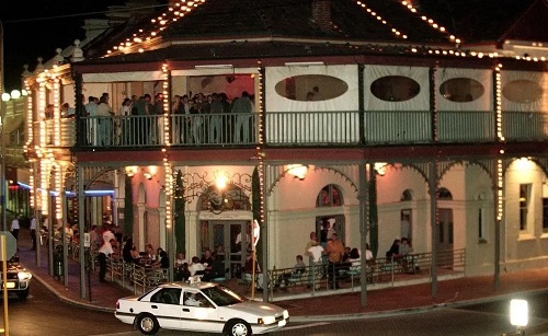 Scene At The Continental Hotel In Claremont On Saturday Nights