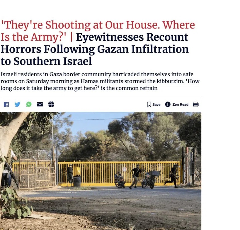 They're Shooting Our House Where Is TheArmy-EyeWitnesses Recount Horrors Following Gazan Infiltration To Southern Israel They're Shooting Our House Where Is TheArmy-EyeWitnesses Recount Horrors Following Gazan Infiltration To Southern Israel